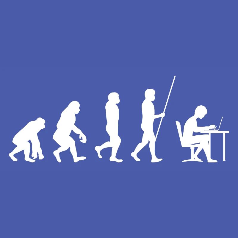 Computer Geek Entwicklung Evolution