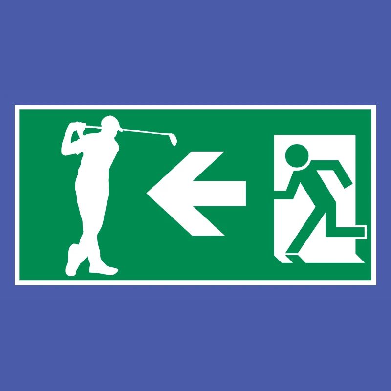 Emergency exit to golf course Golf Hobby Design