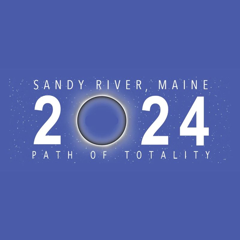 Solar Eclipse Sandy River Maine April 8 2024