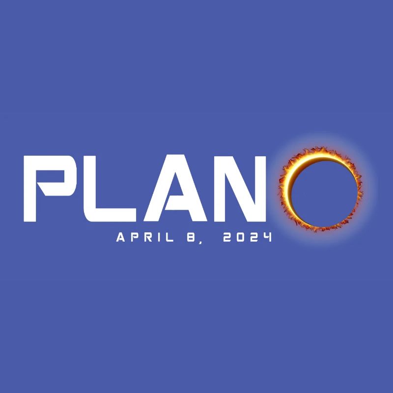 Plano Texas 2024 Eclipse Souvenir April 8