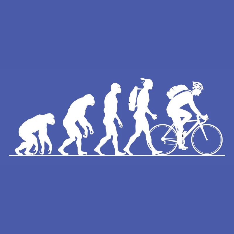 Vélo Evolution Cycliste Vélo Biker Cyclisme