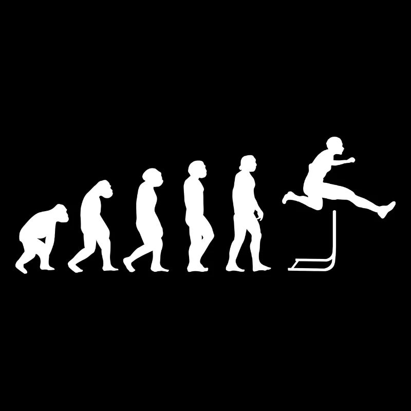 Hürdenlauf Leichtathletik Evolution Hürdenläufer