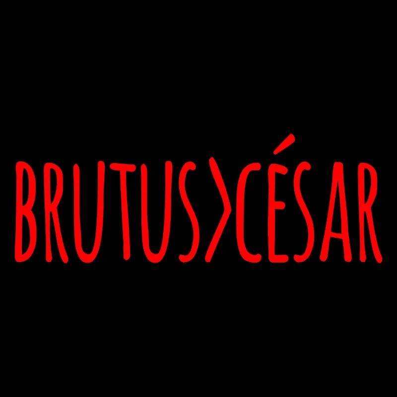 Brutus> Caesar Brutus superior to Caesar (red)