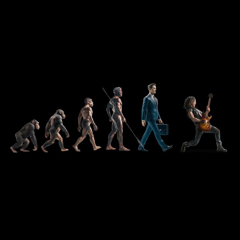 Evolution Guitar Player