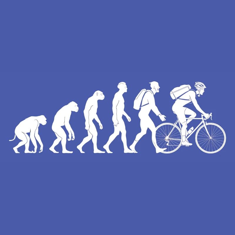 Vélo Evolution Cycliste Vélo Biker Cyclisme