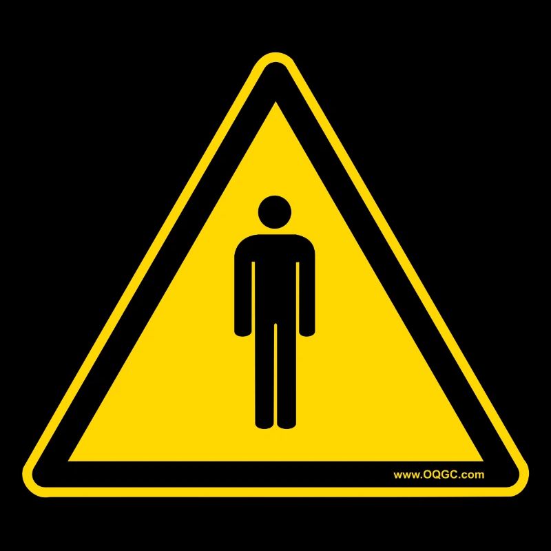 Warnschild Menschen