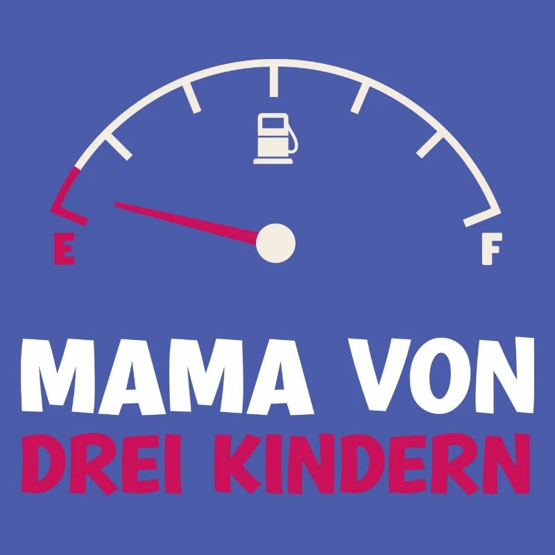 Tank leer Mama von 3 Kindern Mutter Muttertag Kind