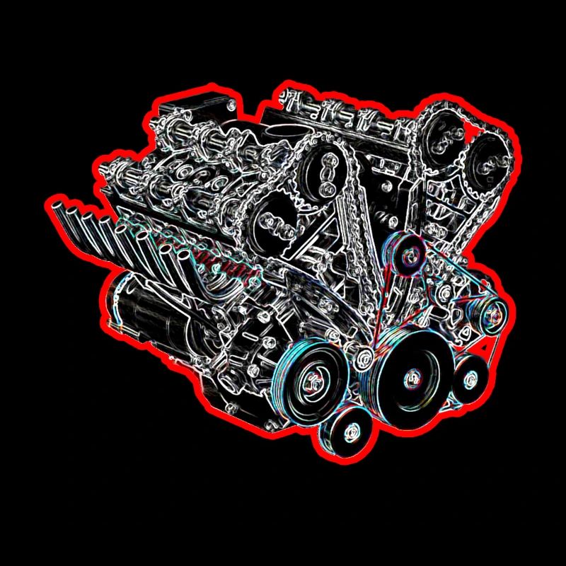V8 Red Stroke