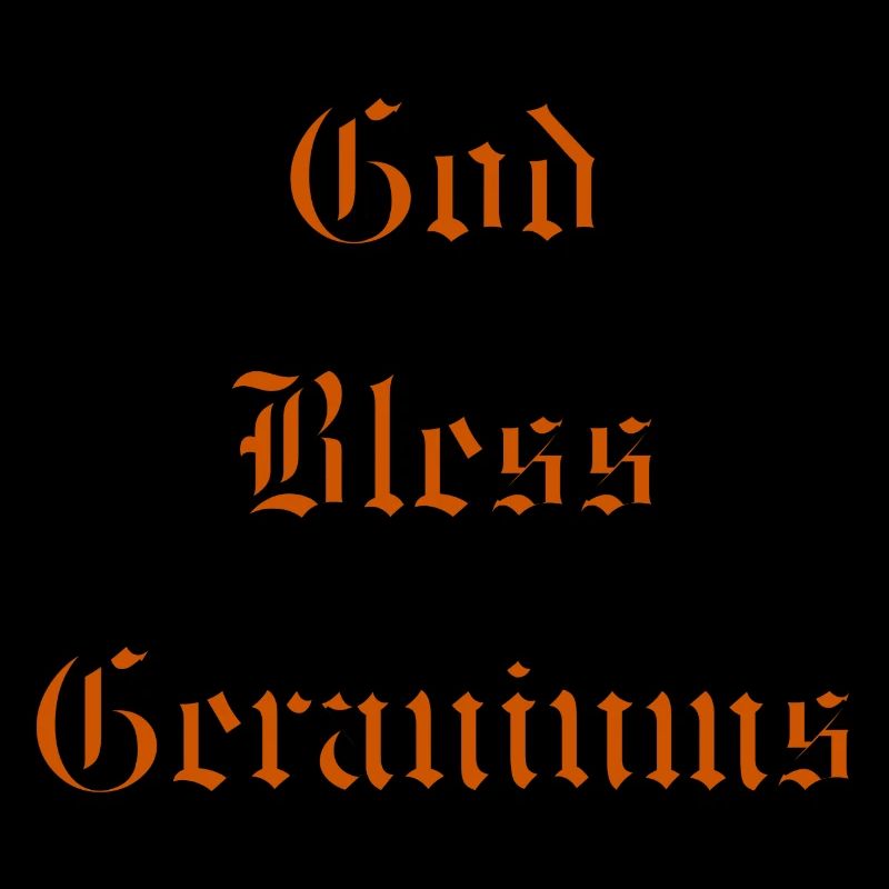 Que Dieu bénisGeraniums
