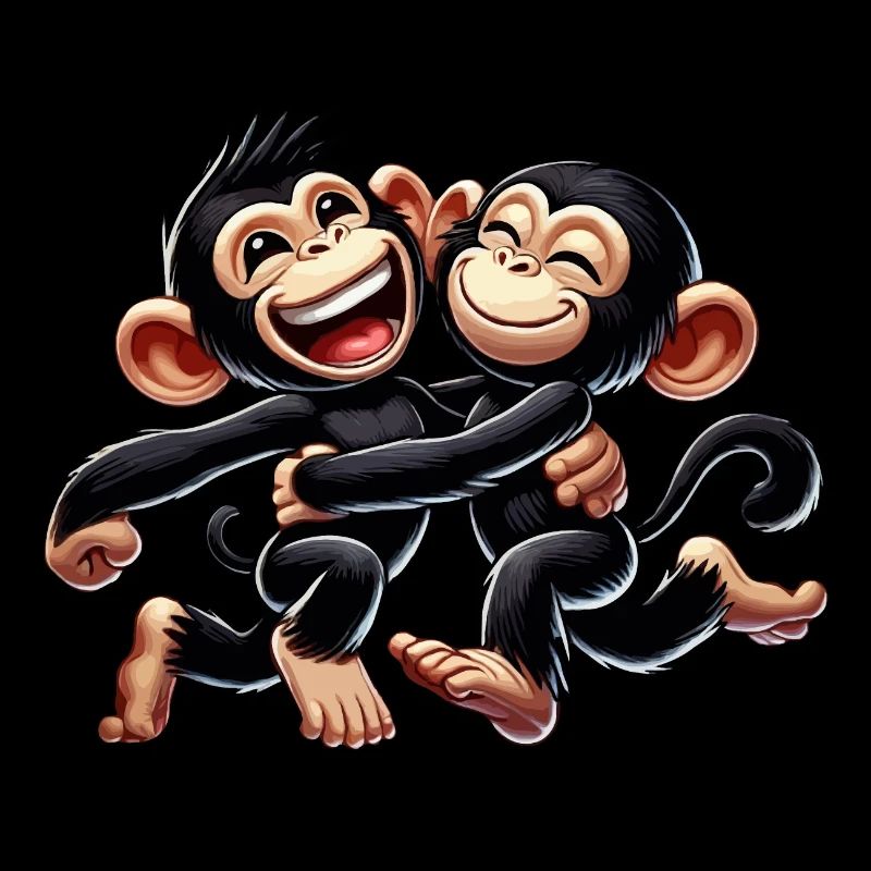 Chimpanzee couple