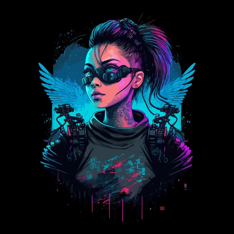 Schöne Science Fiction Lady das einfache Geschenk