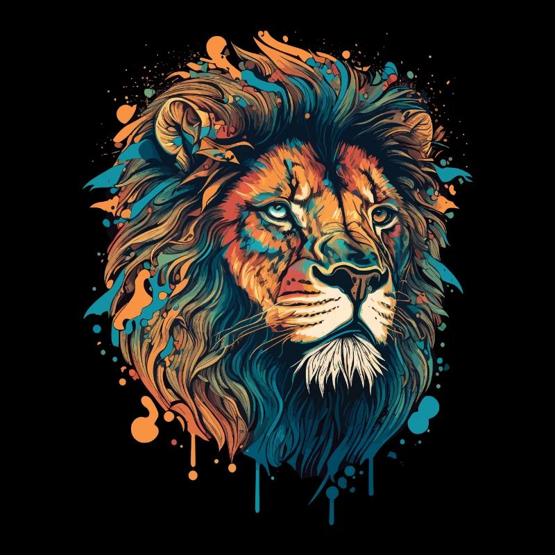 Abstract Lion