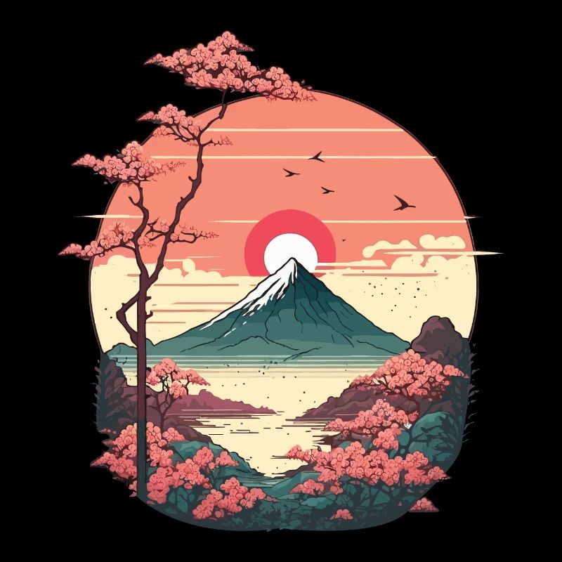 Sunset over Montain