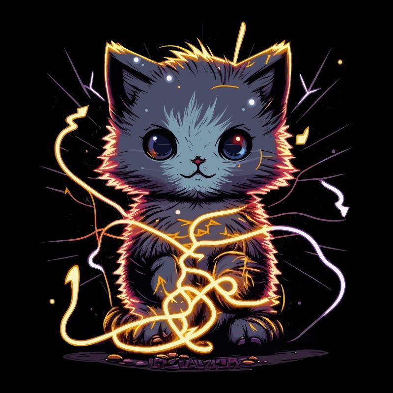Chat choquant adorable
