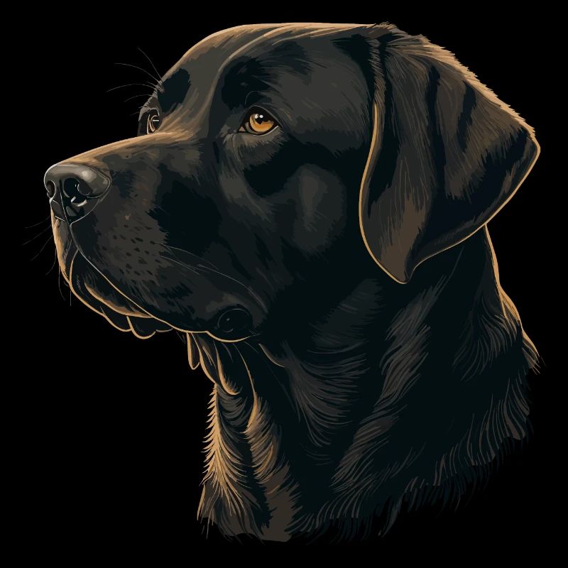 Labrador Retriever brun foncé doux