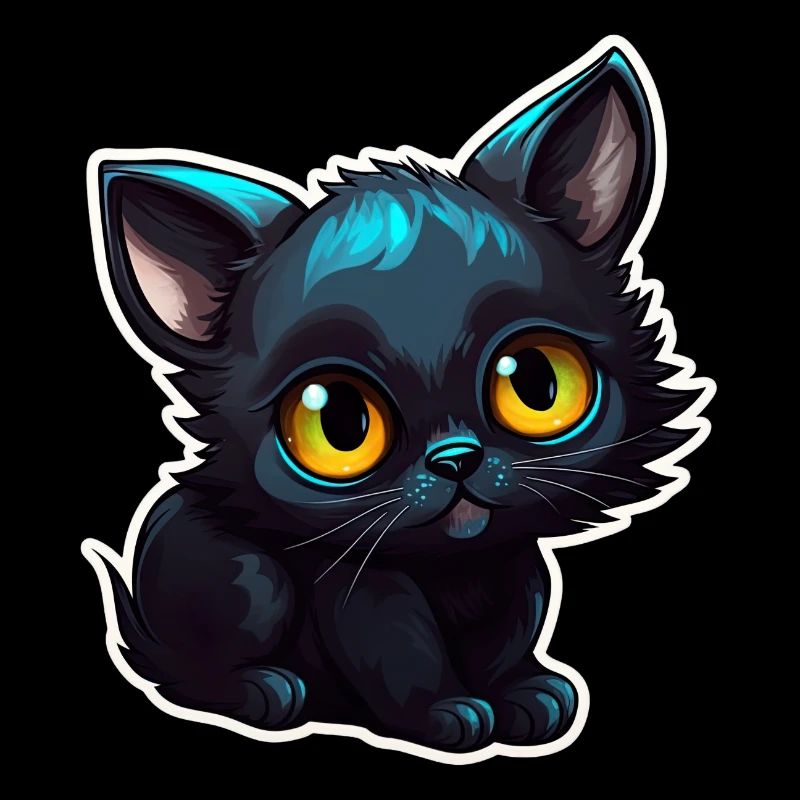 Petit chaton noir