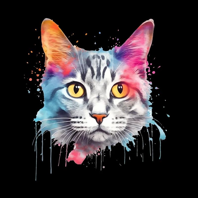 Ein farbenfroher persischer Kater