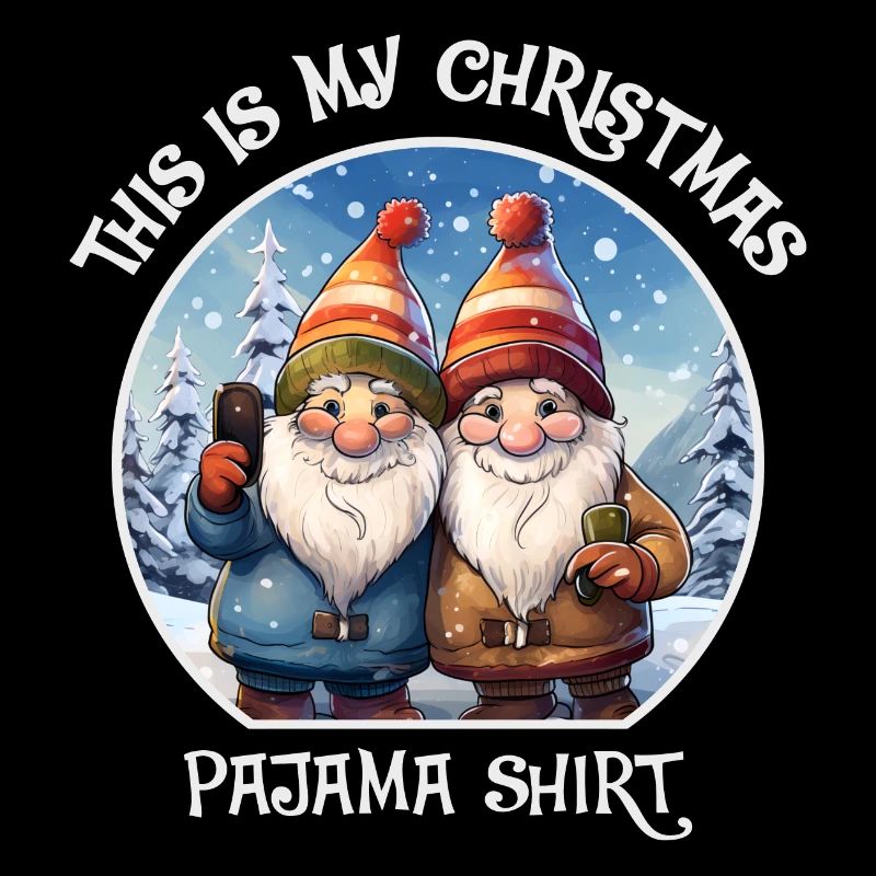 Pyjama de Noël Nains Gnome