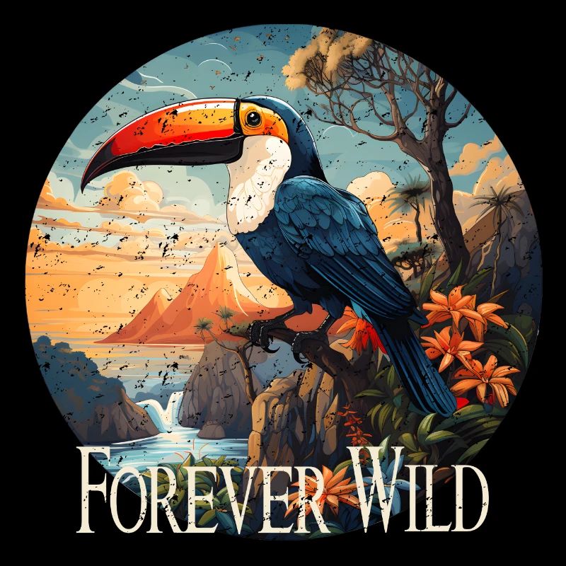 Forever Wild retro style
