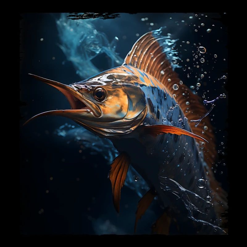 Marlin sous l’eau