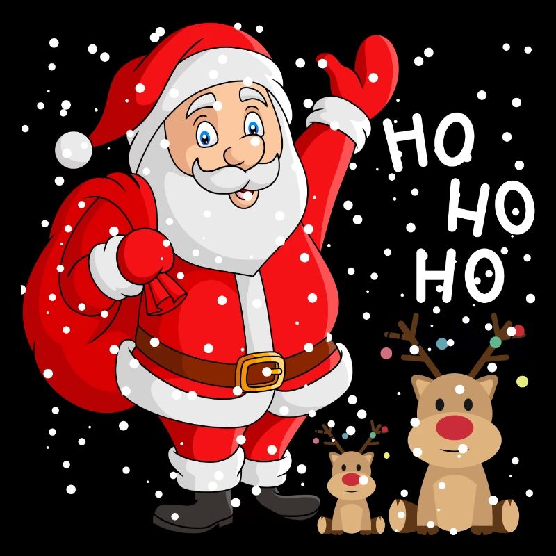 Lustiger Weihnachtsmann