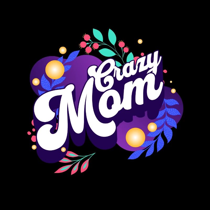 crazy mom mutter geschenk spruch idee