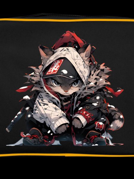 Cute Samurai Cat