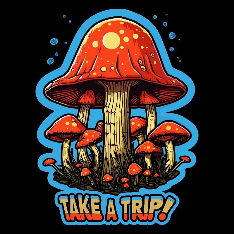 Take A Trip Toadstool Mushroom Mushroom Picker