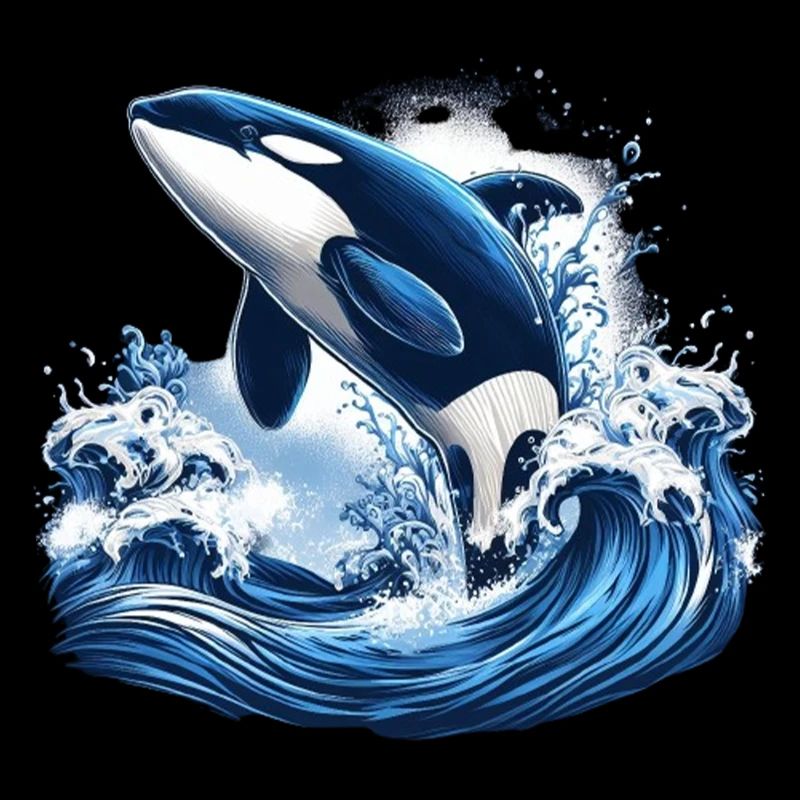 Blauer Orca