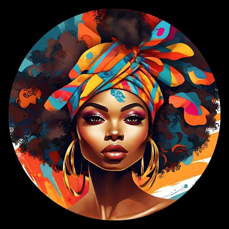 Afro Style Bunte Harmonie