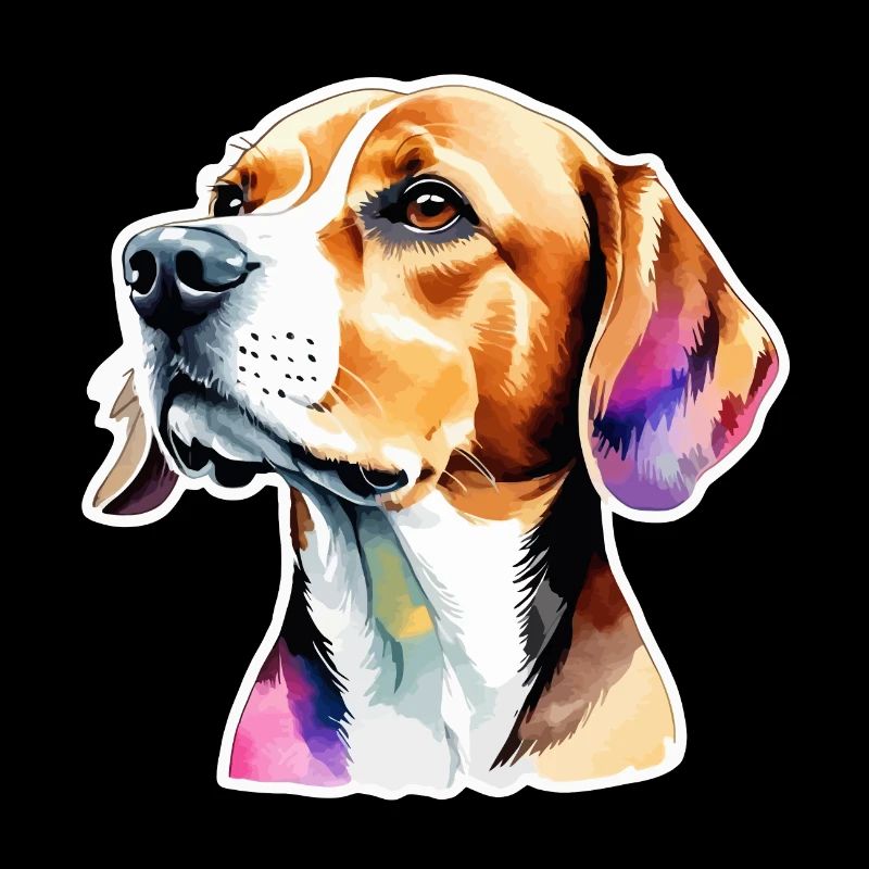 Beagle Aquarelles