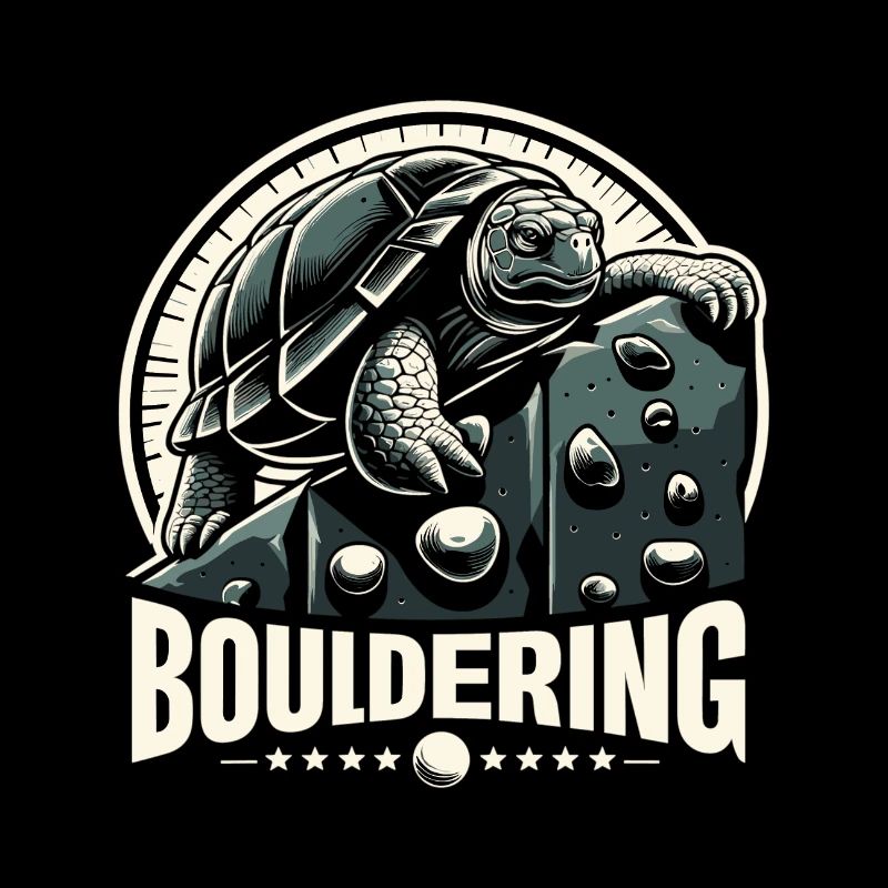 Bouldering Turtle Climbing Gift