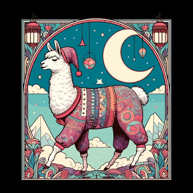 Cadeau de pyjama lama