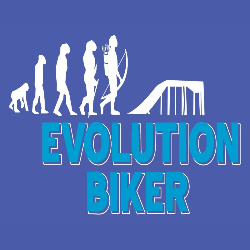 Funny Evolution Of A Biker Motorcycle Lover