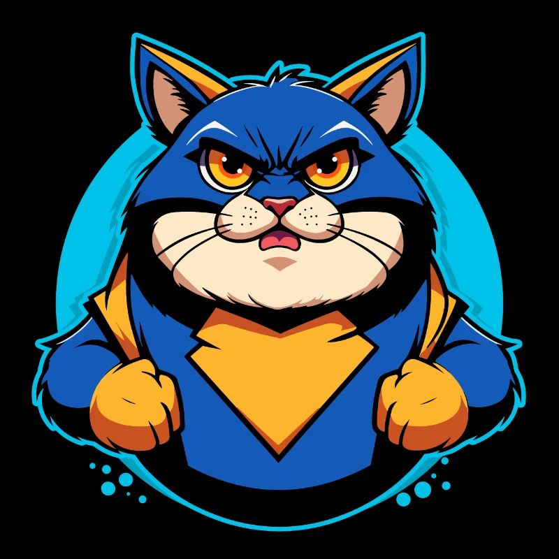 Superheld Katze