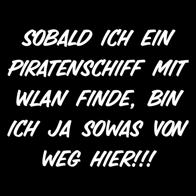 Sobald ich ein piratenschiff mit wlan finde