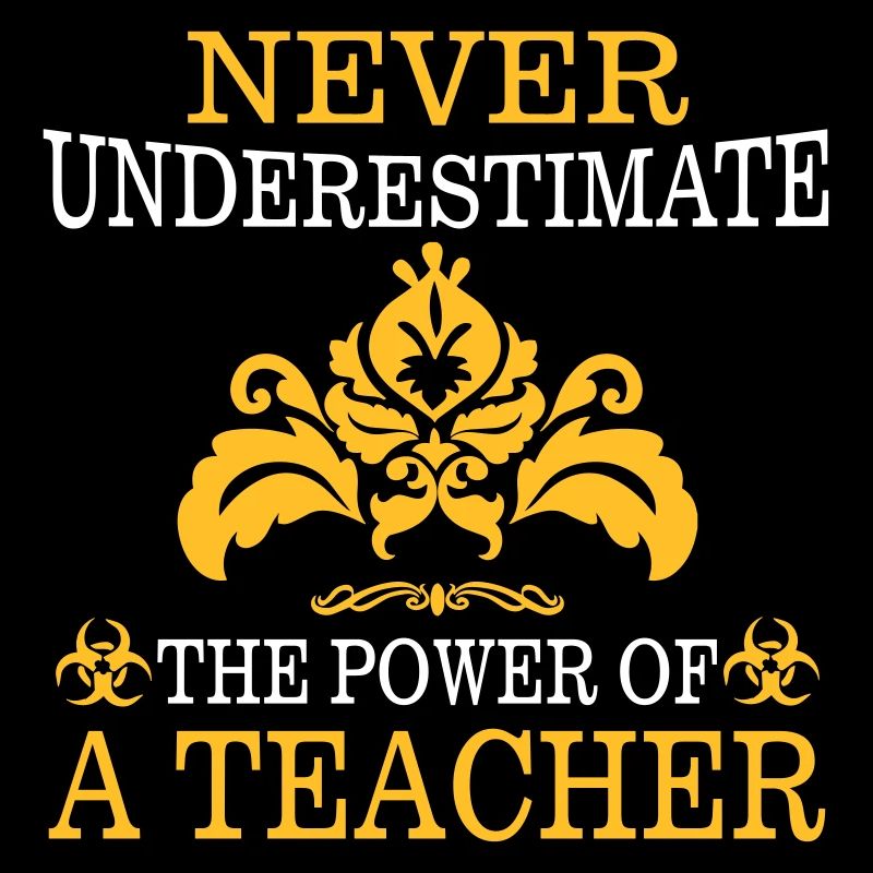 NEVER UNDERESTIMATE A TEACHER!