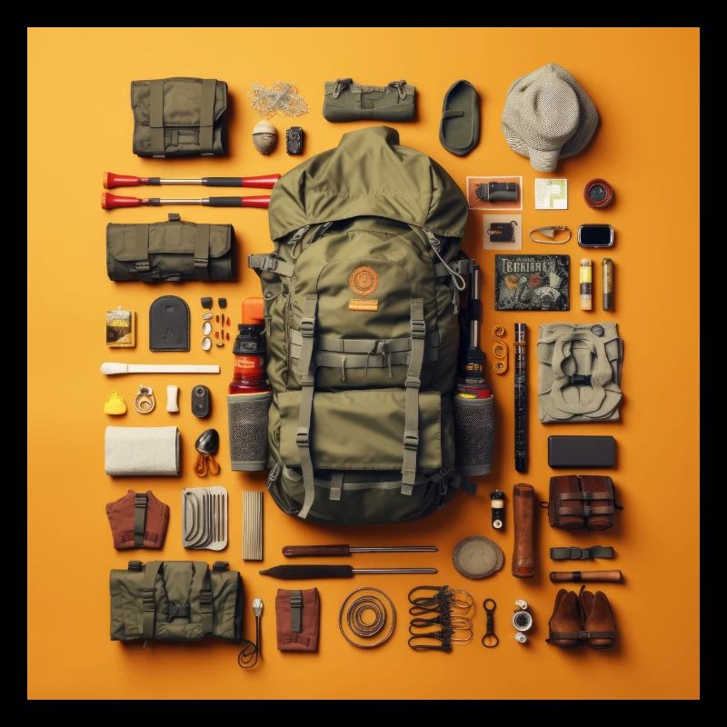 Everything I need for hiking