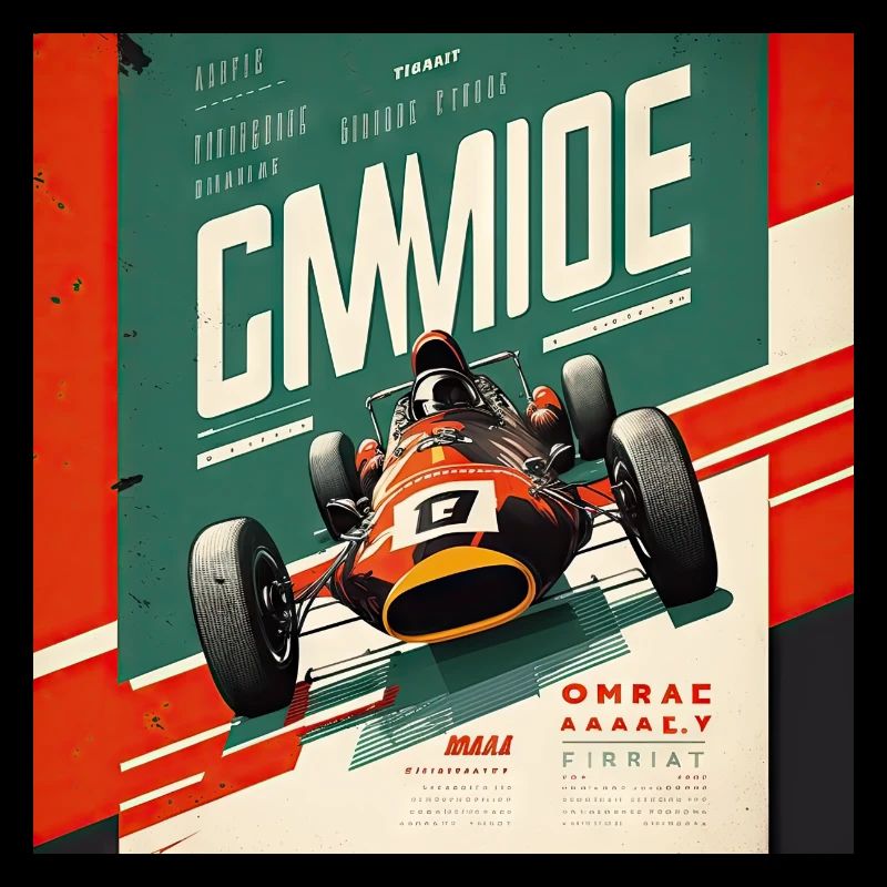 Retro Auto Poster Vintage Auto old School