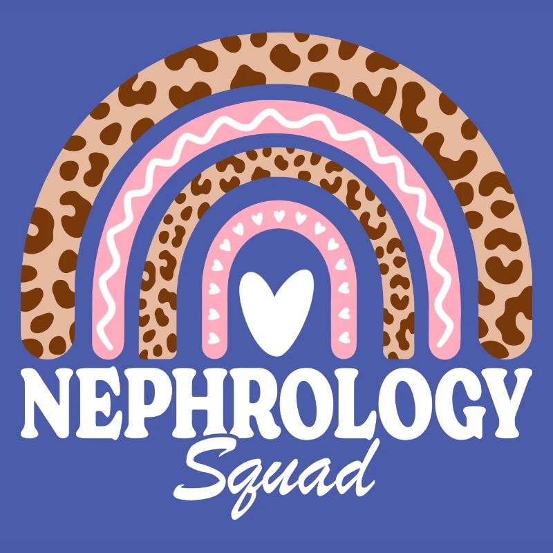 Regenbogen-Nephrologie-Krankenschwester-Team