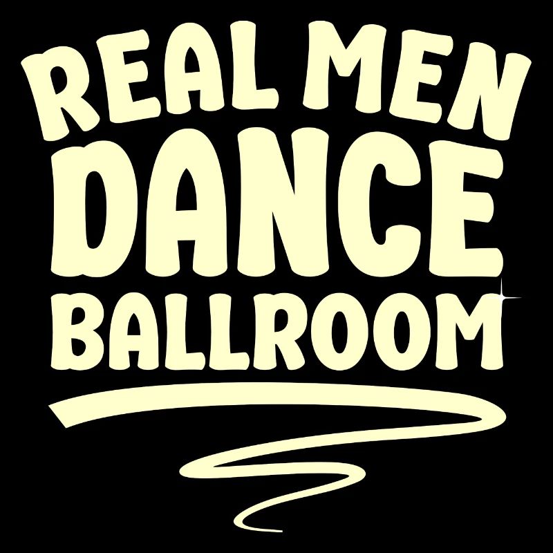Real Men Dancing Partner Dance Couple Dance