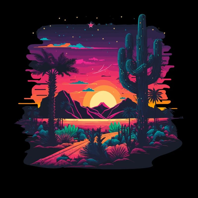 Neonlandschaft