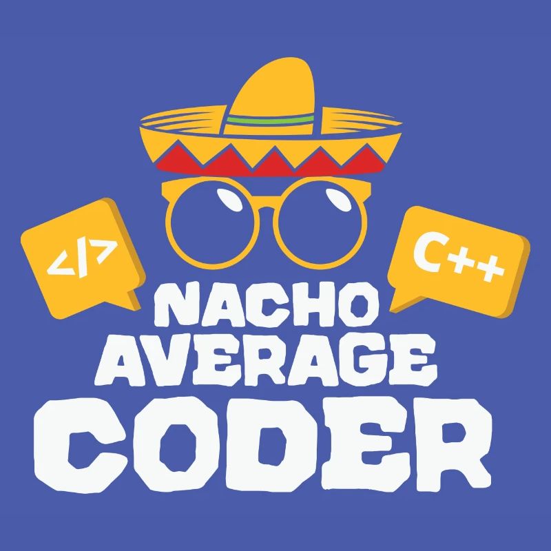 Nacho Codeur Moyen Codage Taco Programmeur Mexicain