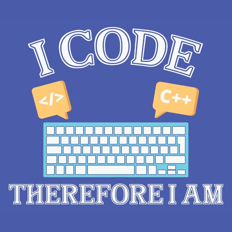 I code therefore i am Funny Programmer for Woman