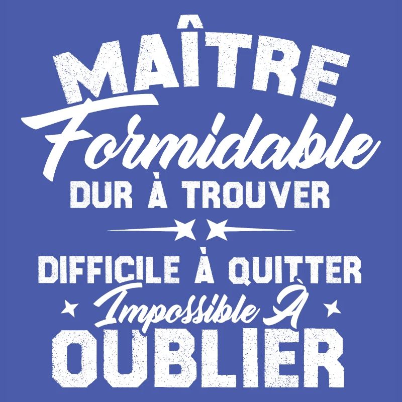 Maître Formidable Idée Cadeau Maître D'école