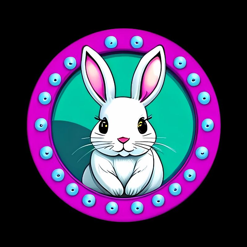 Lapin de Pâques mignon