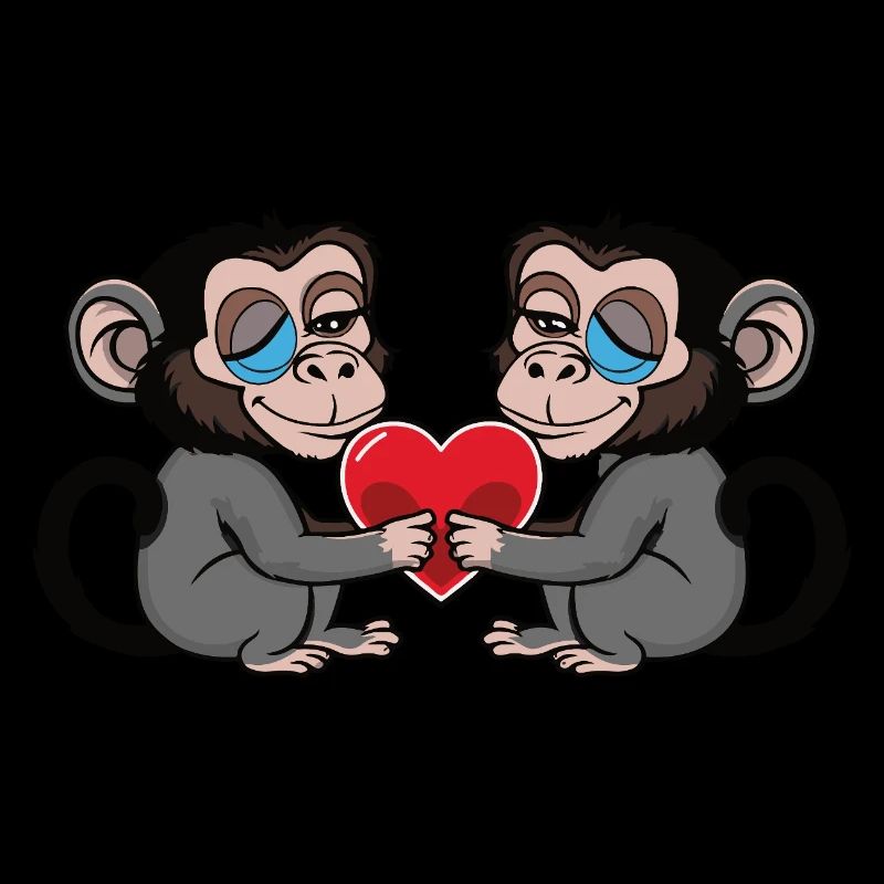 Coeur de Singe Saint-Valentin