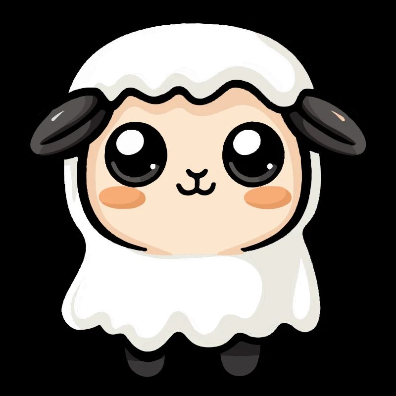 Sheep Halloween Comic Ghost