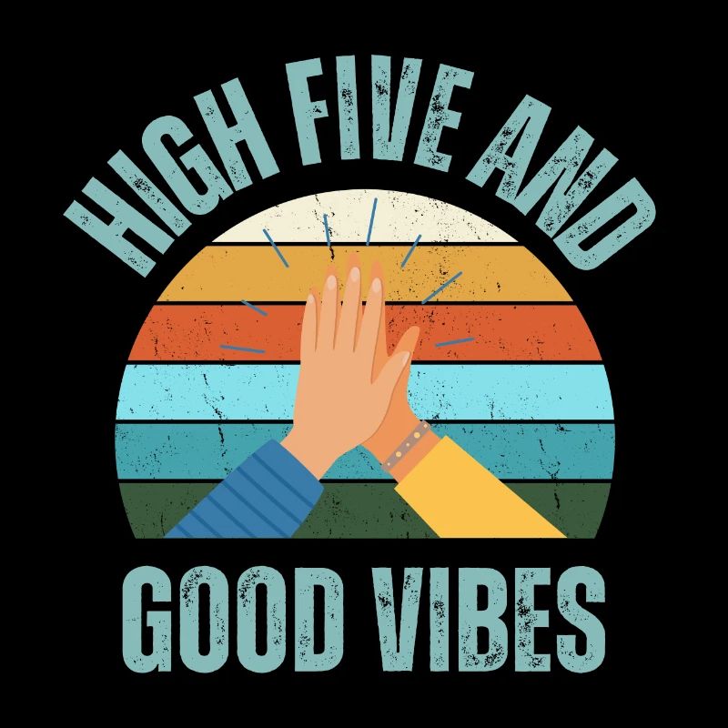 High Five und gute Laune