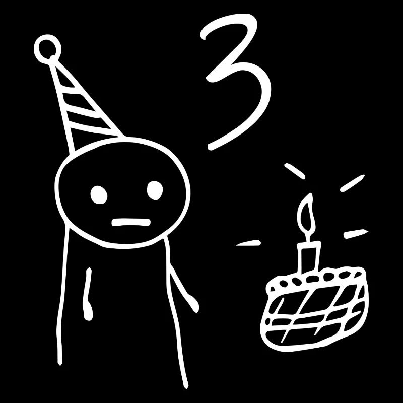 3 years old - 3rd Anniversary Fun 3 Year Old Gift